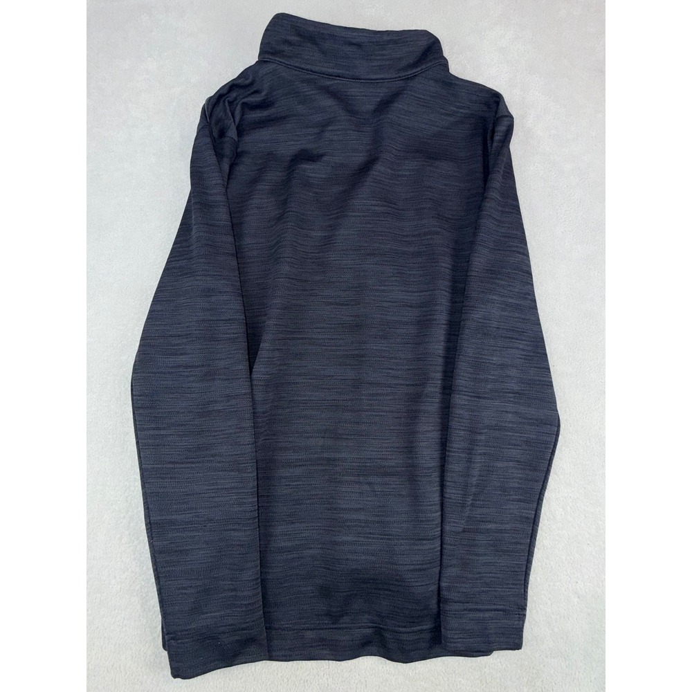 Greg Norman Play Dry Mens Medium 1/4 Zip Pullover Charcoal Heather Shark Logo - Picture 3 of 5